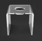 Прозрачный кронштейн с 1 отверстием